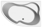 Акриловая ванна Aquanet Capri R, 170x110 см Акриловая ванна Aquanet Capri R, 170x110 см