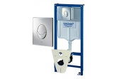 Система инсталляции 4 в 1 для подвесного унитаза с кнопкой смыва Grohe Rapid SL 38750001 Система инсталляции 4 в 1 для подвесного унитаза с кнопкой смыва Grohe Rapid SL 38750001