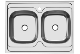 Мойка для кухни Юкинокс Стандарт STM 800.600 20 Мойка для кухни Юкинокс Стандарт STM 800.600 20