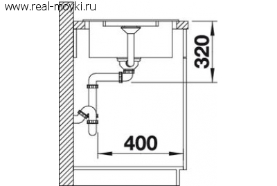 Мойка для кухни Blanco Lexa 40S