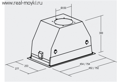 Вытяжка для кухни Cata GC Dual 45 WH