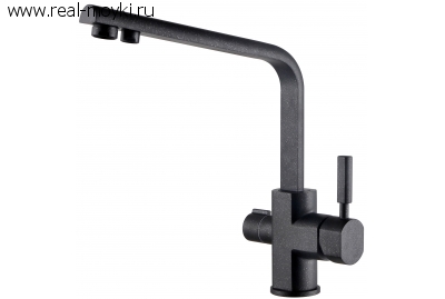 Смеситель для кухни Kaiser Decor 40144-2/Черный мрамор