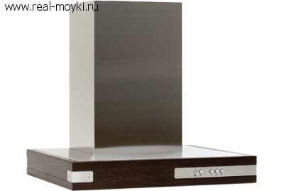 Вытяжка для кухни Elikor ПАТИО 60 нержавейка /дуб венге