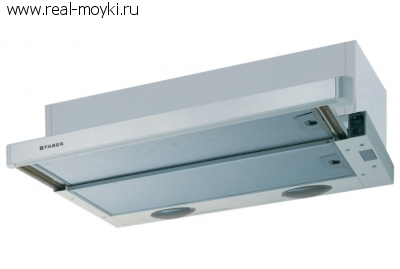 Вытяжка для кухни Faber FLEXA M6/40 AM/INOX A60, м/кассета, 600 мм, алюм/нерж