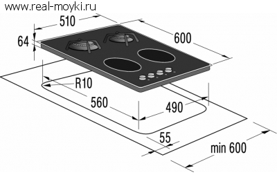 Варочная поверхность Gorenje KC 620 BC