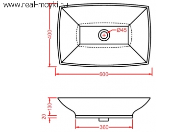 Раковина ArtCeram Jazz JZL002