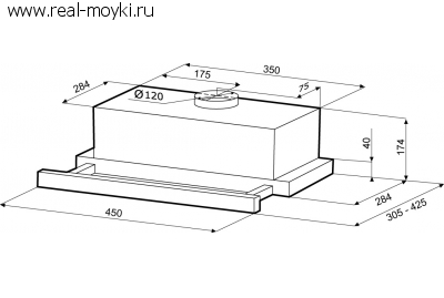 ������� ��� ����� Krona Kamilla 450 Inox sensor