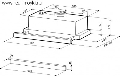 ������� ��� ����� Krona Kamilla 600 Wood (2 ������)