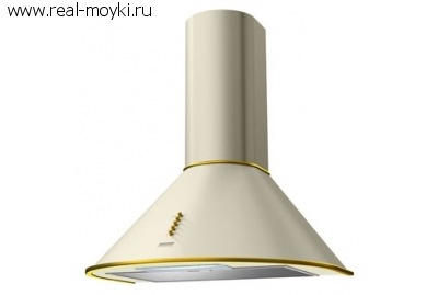 Вытяжка для кухни Krona Diana 600 ivory/gold push button