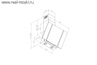 Вытяжка для кухни Lex Selena 500 White