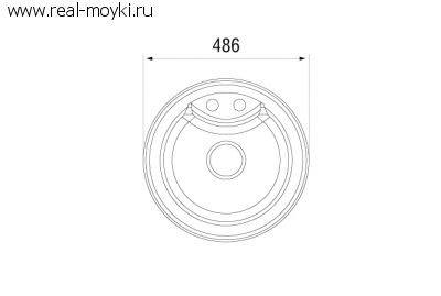Мойка для кухни Longran Edinburgh EDR 486.486