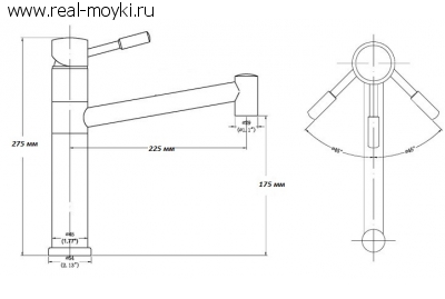 Смеситель для кухни Seaman Eco Koblenz SSN-2016