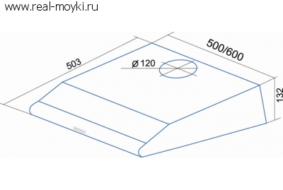 Вытяжка для кухни Shindo METIDA 50 W