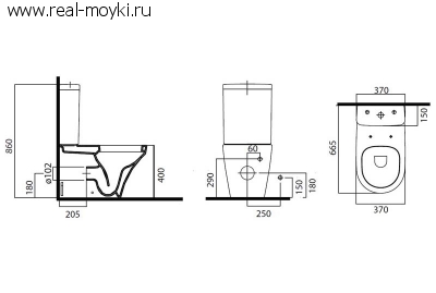 Унитаз-компакт Am.Pm Inspire