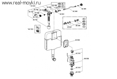 Система инсталляции Grohe Rapid SL 38713001 для унитазов