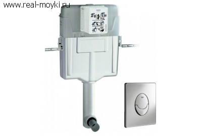 Смывной бачок скрытого монтажа с кнопкой смыва Grohe GD2 38895000