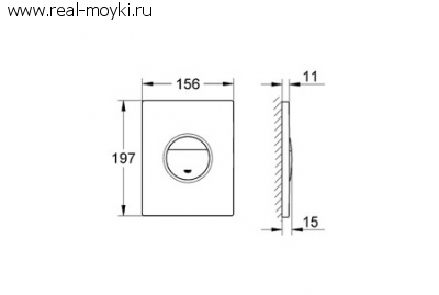 Кнопка смыва Grohe Nova Cosmopolitan 38765SH0