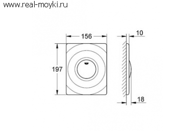 Кнопка смыва Grohe Surf 37063000