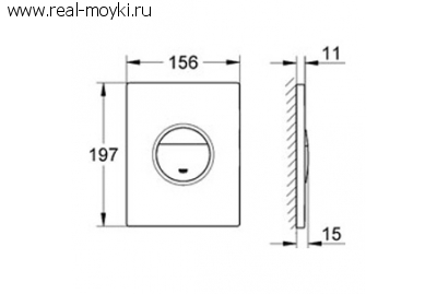 Кнопка смыва Grohe Nova Cosmopolitan 38847LI0
