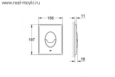 Кнопка смыва Grohe Skate Air 38505SH0