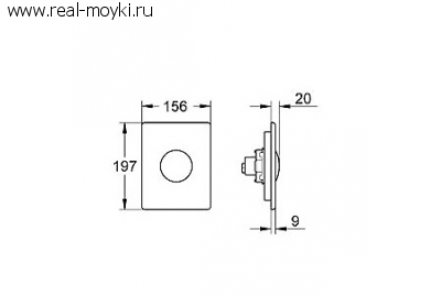 Кнопка смыва Grohe Skate 38672SD0