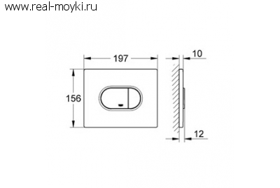 Кнопка смыва Grohe Arena Cosmopolitan 38858P00