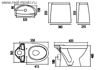 Унитаз-компакт IFO Frisk 21030000