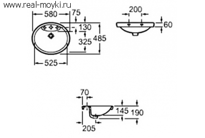 Раковина Roca Dama Senso 327515000