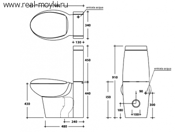 Унитаз Hidra Ceramica Tao