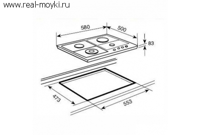 Варочная панель Teka EH 60 4G AI AL TR CI NAT BEIGE OB