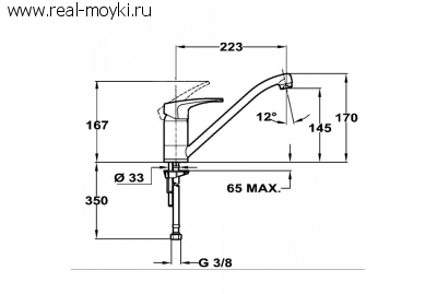 Смеситель для кухни Teka MS1 Белая эмаль 8091312W1