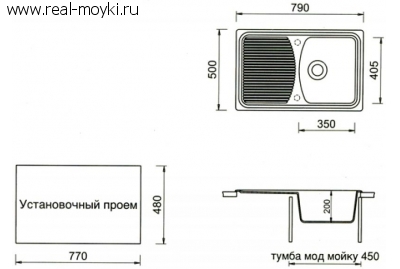 Мойка для кухни Telma Domino DO 86.10