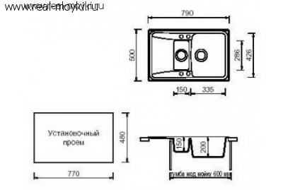 Мойка для кухни Telma Vogue VG 79.15