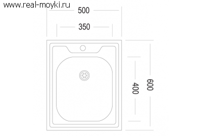 Мойка для кухни Ukinox Premium PR 500.600