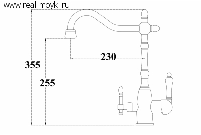 Смеситель для кухни Zorg ZR 312 YF-11
