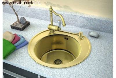 Мойка для кухни Zorg SZR-535/200-Bronze