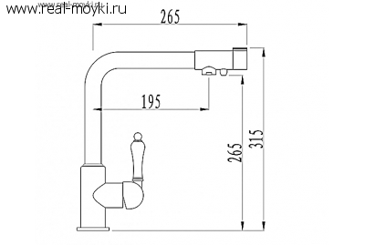 Смеситель для кухни Zorg ZR 320 YF-50