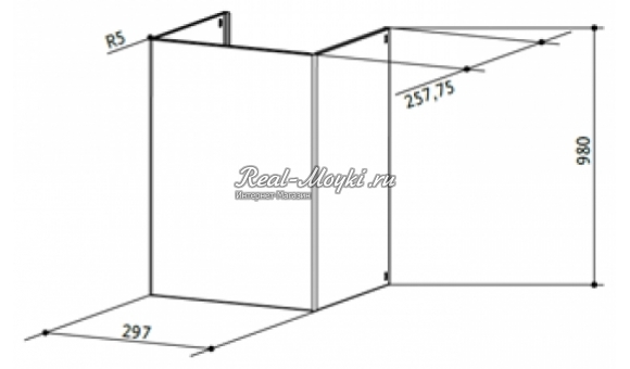 Дымоход верх. AL H990 ALTO