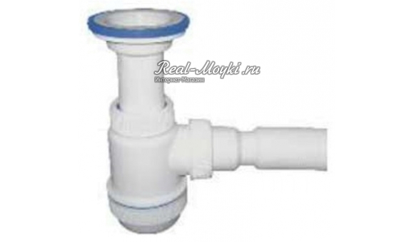 Сифон-вентиль FRANKE 1.5, 1чаш, слив 1,5, б/п 112.0181.399
