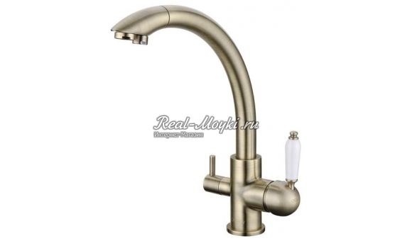 Смеситель для кухни Kordi KD 2382-L047/Бронза