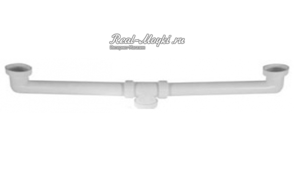 Соединитель отводных труб для 2-х чашевых моек Schock Soho 628111