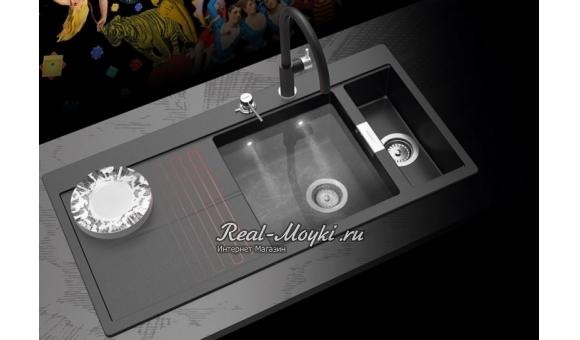 Подогрев крыла мойки (только для моек в материале Cristadur) Indutherm хром 629100