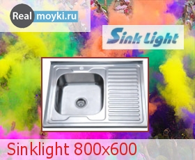 Кухонная мойка Sinklight 800x600