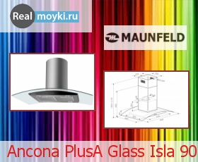   Maunfeld Ancona PlusA Glass Isla 90