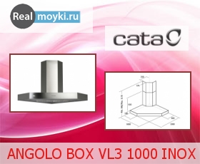   Cata Angolo Box VL3 1000 Inox