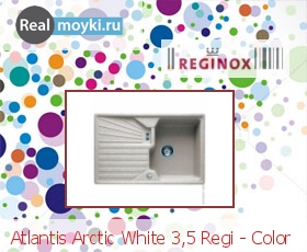   Reginox Atlantis Arctic White 3,5 Regi - Color