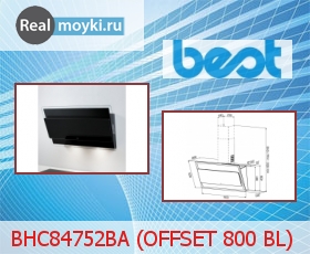   Best BHC84752BA (OFFSET 800 BL)