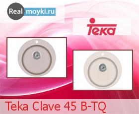 Кухонная мойка Teka Clave 45 B-TQ