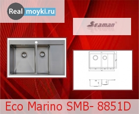 Кухонная мойка Seaman SMB-8851D