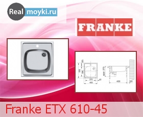   Franke ETX 610-45